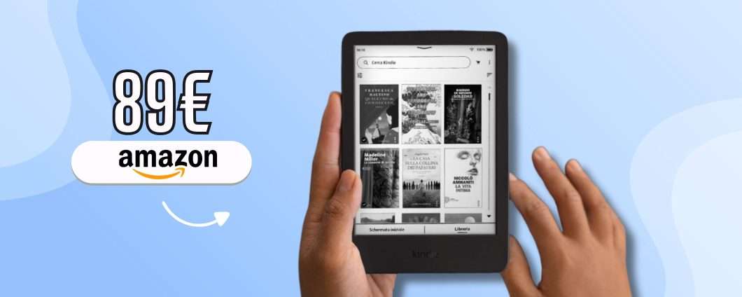 Si parte da appena 89€ per un Kindle tra le tue mani, super deal Amazon