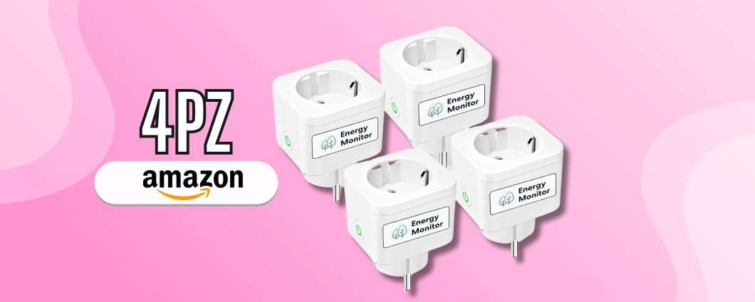 Trasformazione della casa istantanea con 4 prese SMART Meross (7€ cad.)