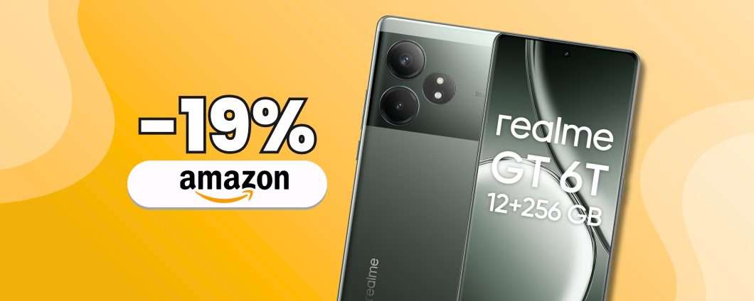 Realme GT 6T è lo smartphone che fa tremare gli altri medio gamma (-19%)