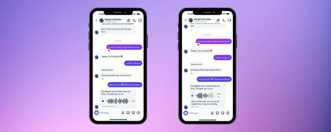 Instagram: arriva la trascrizione dei vocali nei DM