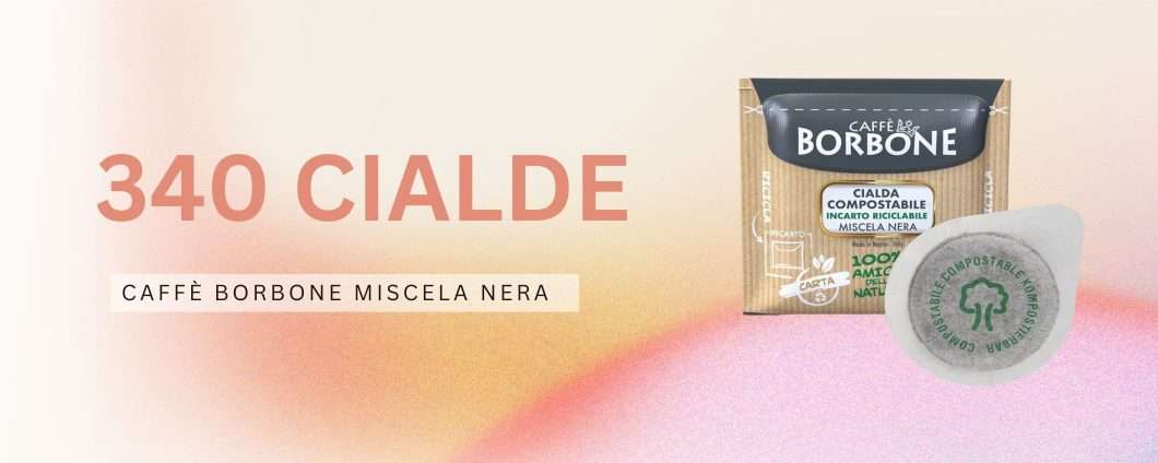 340 caffè Borbone Miscela Nera a prezzo super!