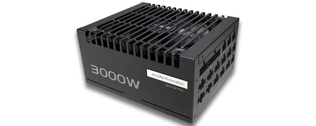 Questo alimentatore ASUS da 3KW può supportare 4 RTX 5090