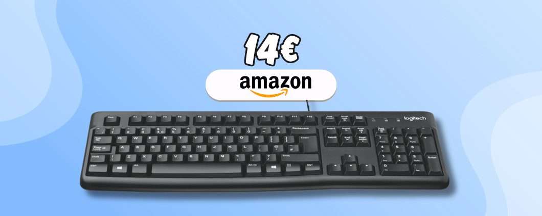 Logitech K120 è la tastiera economica ideale in ufficio, soli 14 euro
