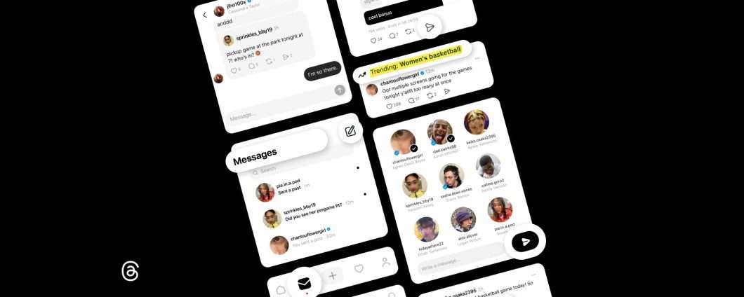 Threads ottiene i DM e si libera da Instagram, ora ha la sua identità