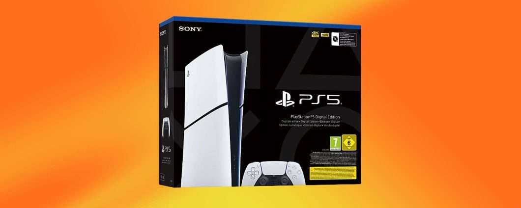 PS5 Slim Digital in sconto su Amazon: 50 euro in meno SUBITO