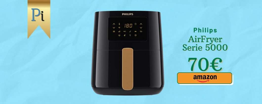 Philips Serie 5000 è la friggitrice ad aria definitiva: 69€ su Amazon