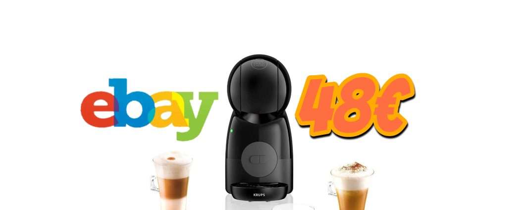 Krups Piccolo Xs Nescafè Dolce Gusto: solo 48€ con il Coupon eBay