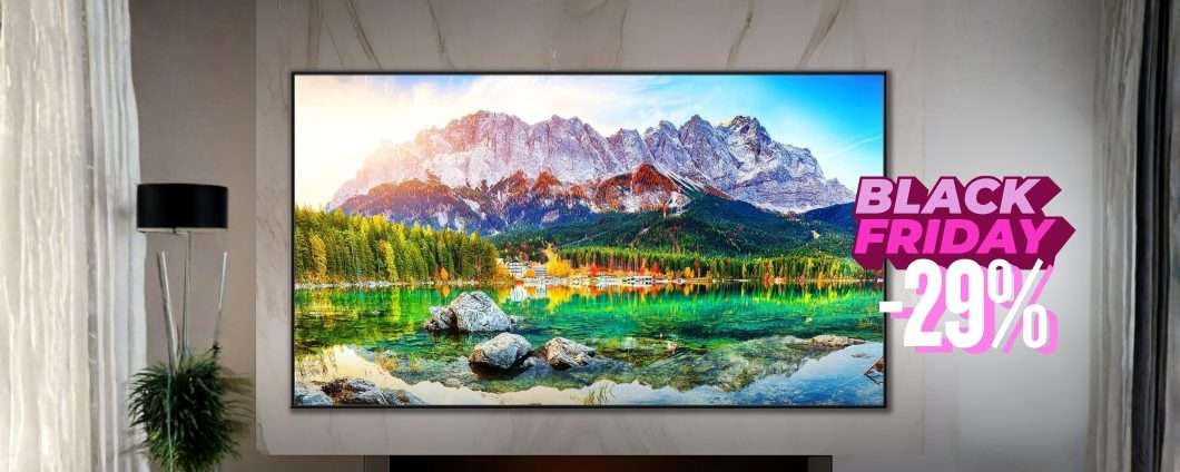 Smart TV 65" Hisense con pannello Mini LED 4K a 144Hz crolla del 29%