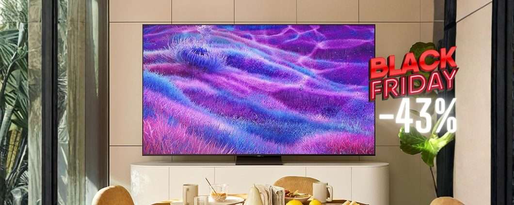 È ancora Black Friday per la Samsung Smart TV Neo QLED 4K da 55"
