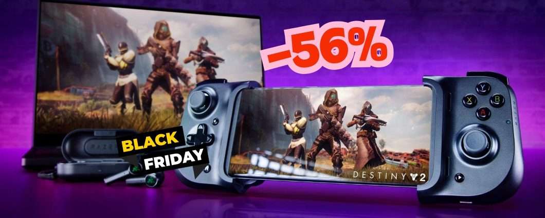 Razer Kishi trasforma il telefono in una console gaming, solo 39€