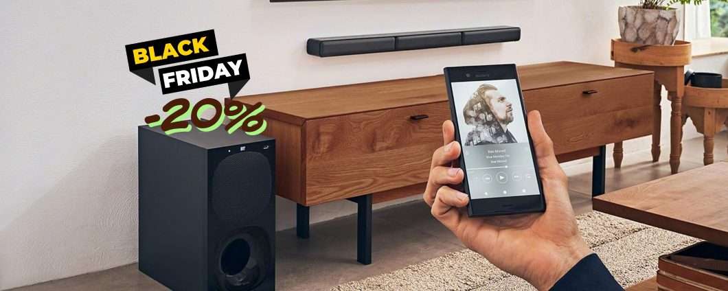 Audio potente con sistema completo: soundbar Sony e non solo (-20%)