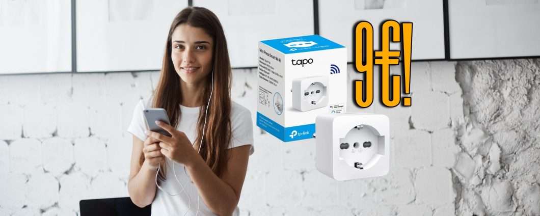 Black Friday pazzesco: presa smart Tapo P105 a soli 9 € su Amazon
