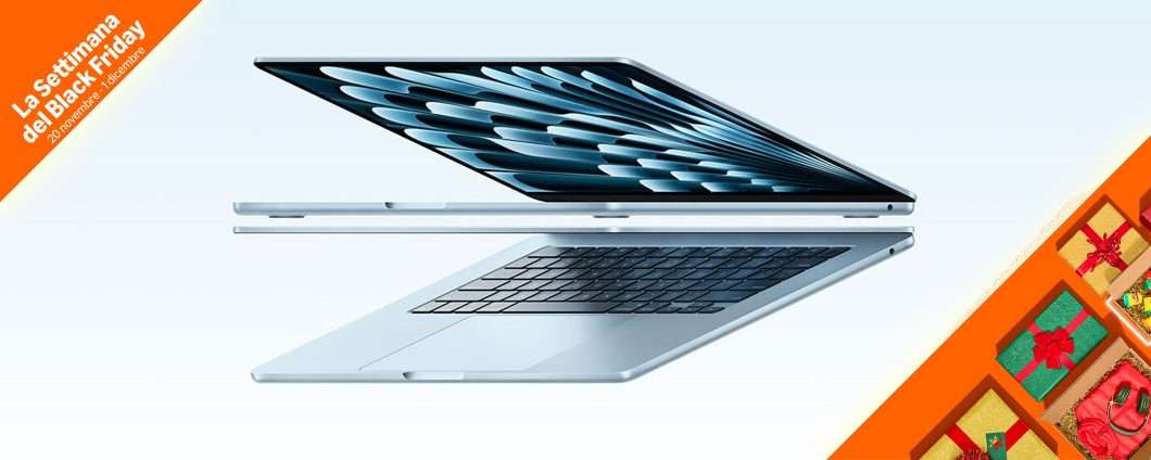 -300 euro per il MacBook Air 13 con chip M4: è il Black Friday