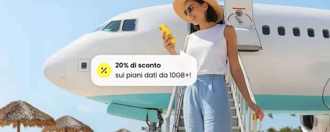 Viaggi senza roaming: eSIM Saily con 20% di sconto