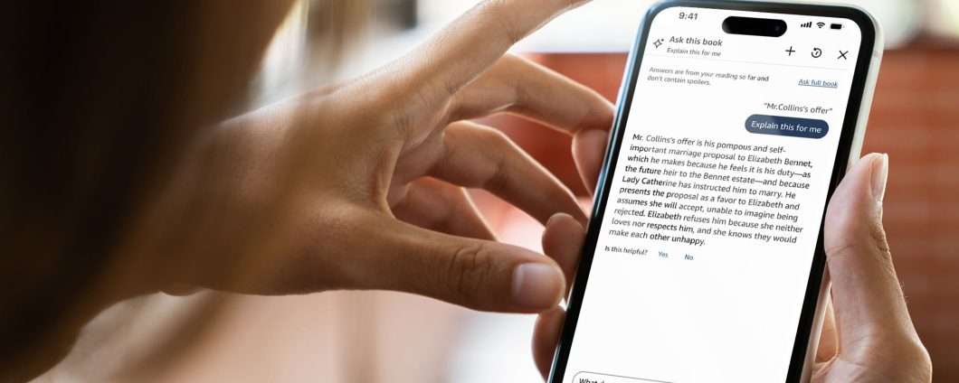 Kindle risponde alle domande sui libri con l'AI