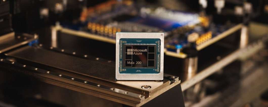 Microsoft lancia Maia 200: il chip AI che sfida Amazon e Google