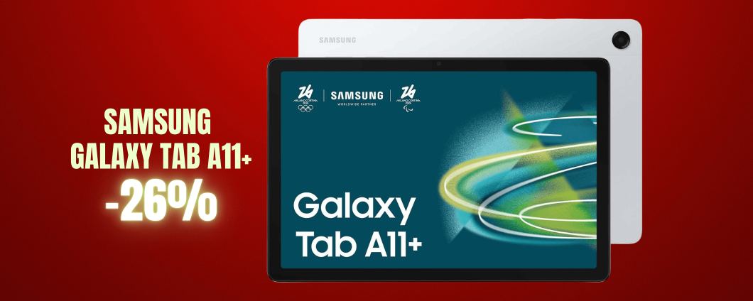 Samsung Galaxy Tab A11+ è il tablet Android giusto: offerta Amazon al TOP