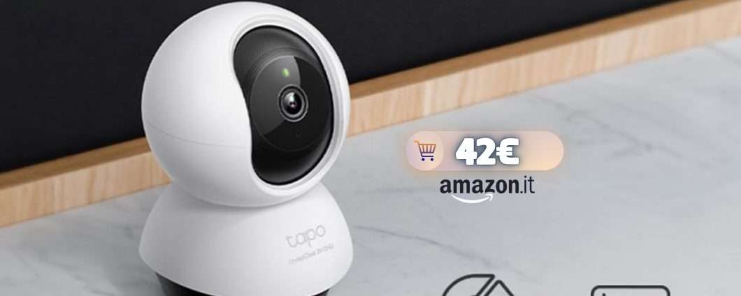 Tapo C220 è la telecamera WiFi che ruota 360°: casa sicura con neanche 50€