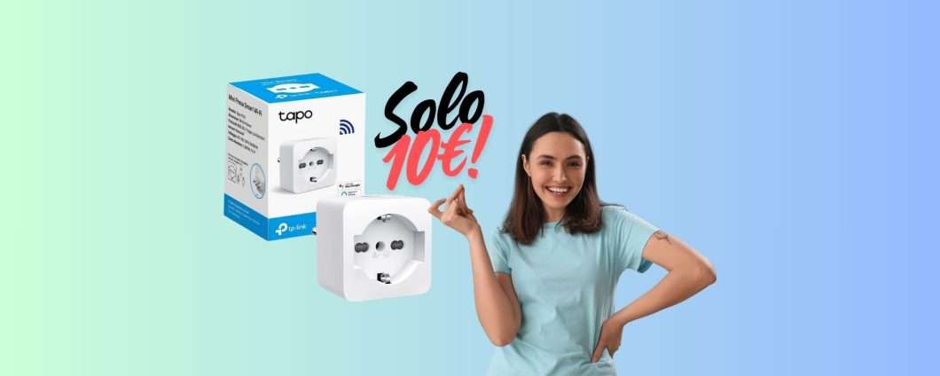 Rendi intelligenti i tuoi elettrodomestici con la Presa Smart Tapo a 10€