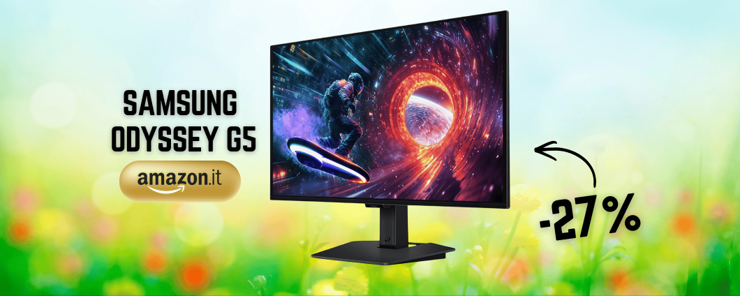 Samsung Odyssey OLED G5 è il monitor che cambia i connotati al gaming