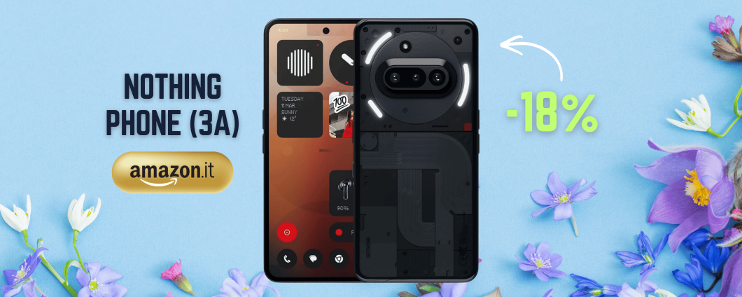 Nothing Phone (3a) a poco più di 300€ è il BEST BUY su Amazon (per ora)