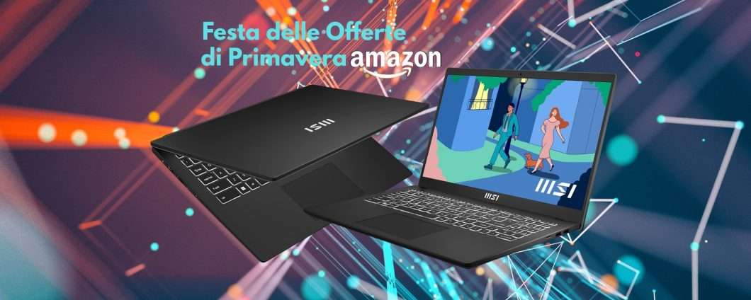 MSI Modern 15 con Ryzen 7, 16GB di RAM e SSD da 512GB a prezzo shock