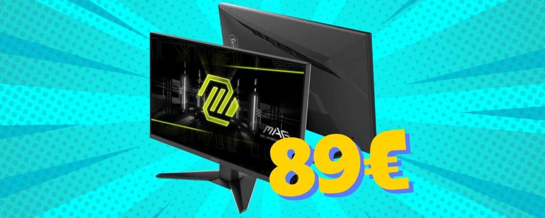 Sconto folle del 47% su Amazon e il monitor da gaming MSI MAG è tuo a 89€