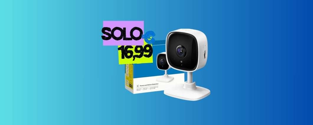 Telecamera WiFi Tapo C100 a soli 16€: il vero affare su Amazon