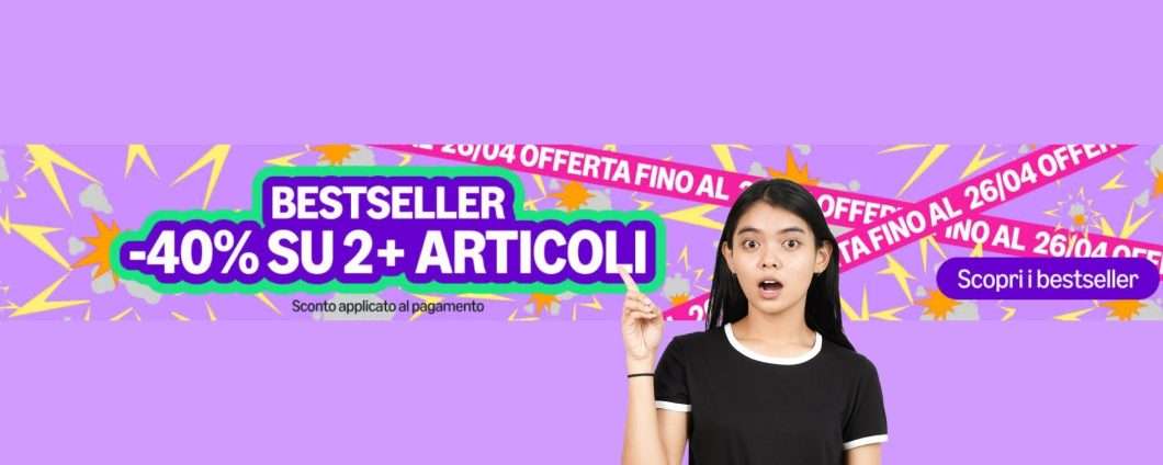 -40% su 2+ articoli con Amazon Haul: ultimo giorno