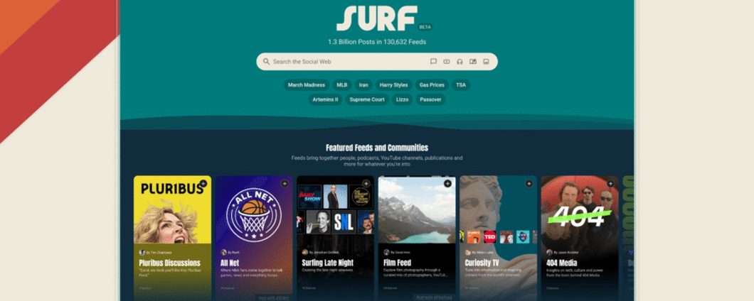 Flipboard Surf: nuova app per social media decentralizzati
