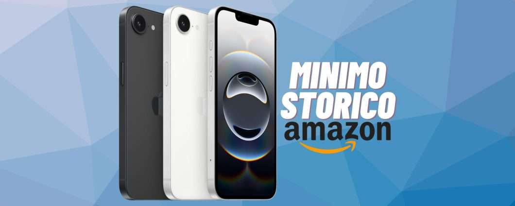 Apple iPhone 16e crolla al minimo storico su Amazon, offerta imperdibile