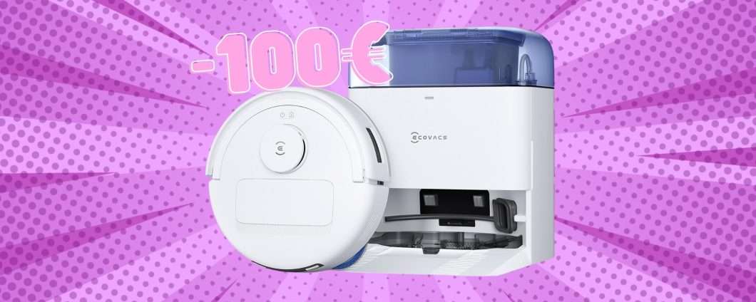 ECOVACS DEEBOT MINI: robot con aspirazione da 9000Pa e spazzole per lavaggio