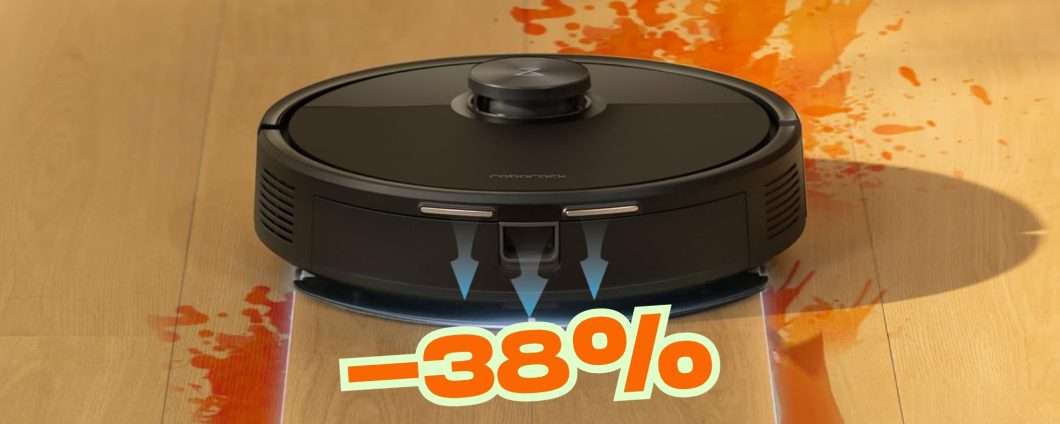 Pulzie del pavimento senza sforzo con il roborock Q7 M5 che aspira e lava (-38%)