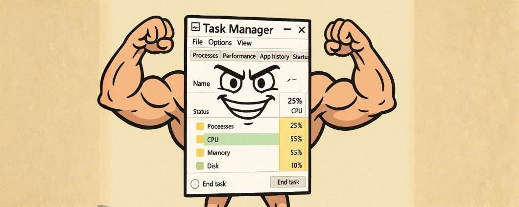 Windows 11: Task Manager mostra NPU e app isolate in sandbox