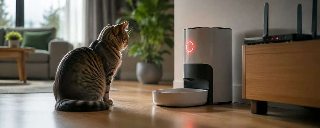Cani e gatti senza cibo e acqua per il down di Petlibro