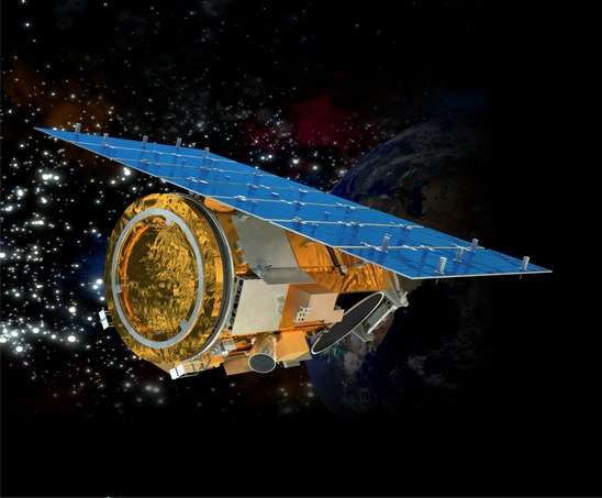 L'aspetto del satellite in un rendering