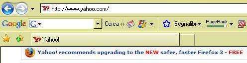 Yahoo: Firefox è il migliore lo slogan