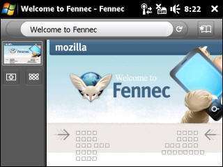 Fennec si avvicina, Firefox si fa mobile Fennec su Windows Mobile