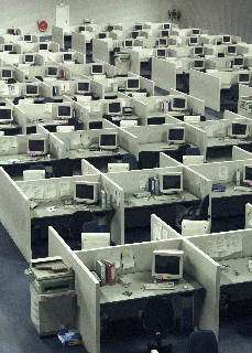 No, la crisi non risparmia l'IT cubicoli vuoti