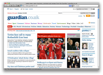 UK, tutto il Guardian via RSS L'homepage di The Guardian