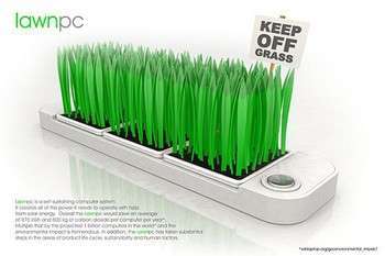 Un PC che va ad erba il concept LawnPC