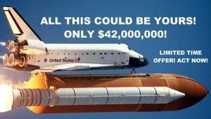 NASA mette in vendita lo Shuttle un vero affarone - da Crunchgear