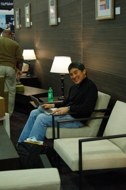 Guy Kawasaki allo stand Microsoft