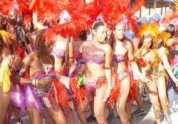 un'immagine del carnevale a Trinidad