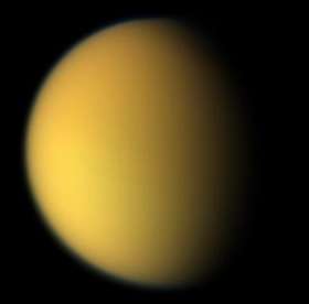 Una foto di Titano scattata dalla Cassini