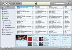 una schermata di iTunes Music Store