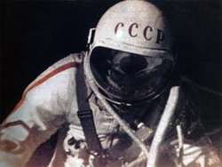Il cosmonauta russo in action