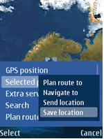 Un'immagine del navigatore