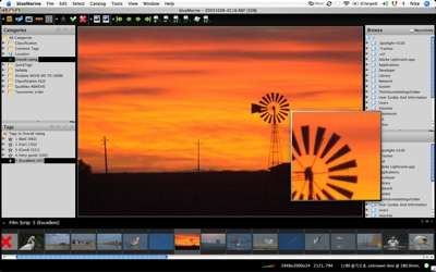Cos&igrave; si mostra l'area di lavoro di blueMarine