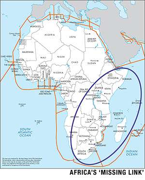 La mappa del divide africano